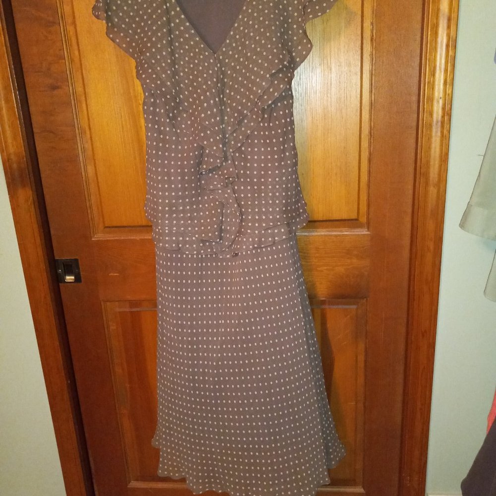 Adorable Adrianna Papell Flirty 2-Piece Summer Dress, US 12